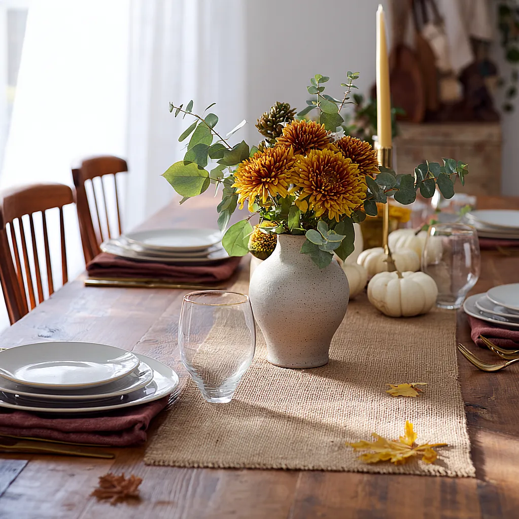 thanksgiving table settings decor