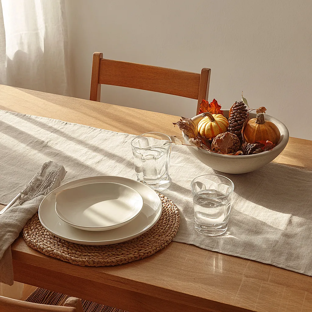 thanksgiving table settings simple