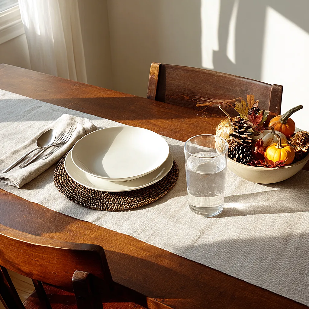 thanksgiving table settings simple