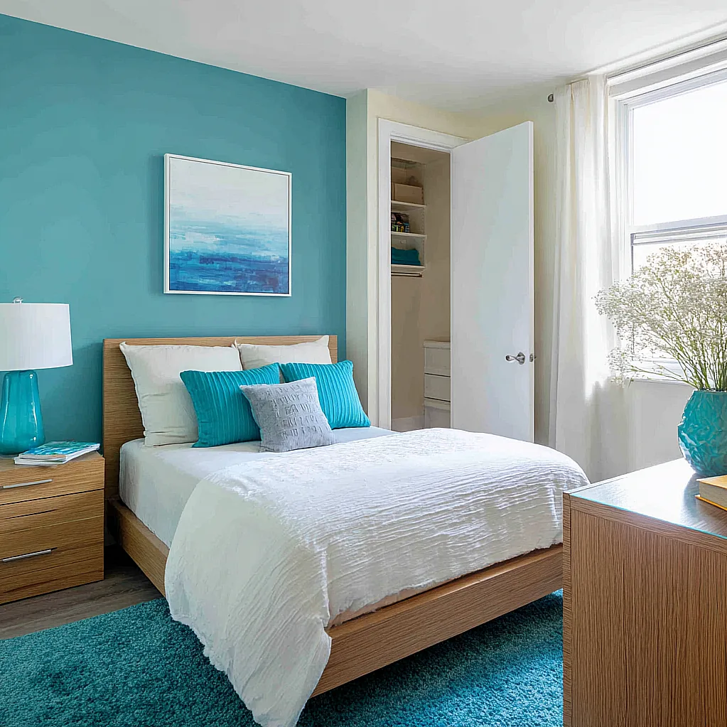 turquoise bedroom decor ideas