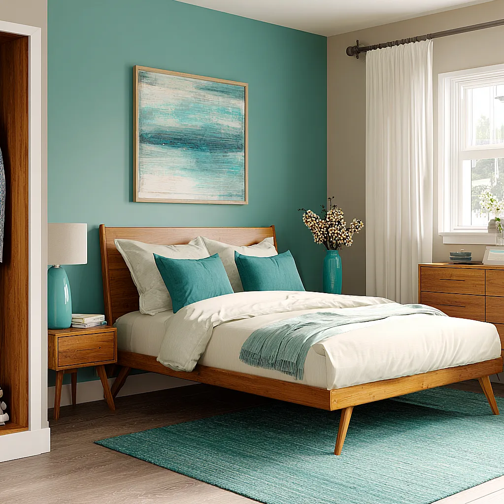 turquoise bedroom decor ideas