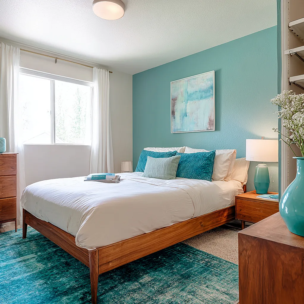 turquoise bedroom decor ideas