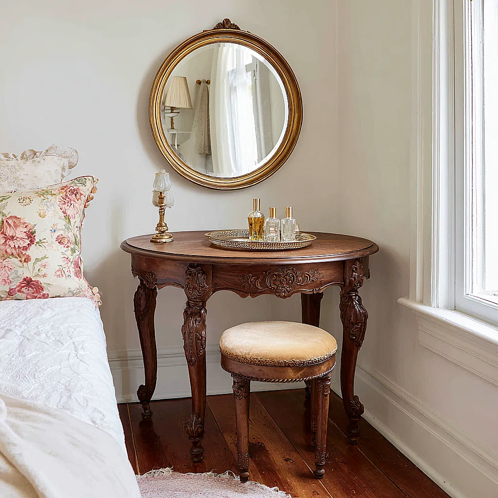 vanity table vintage