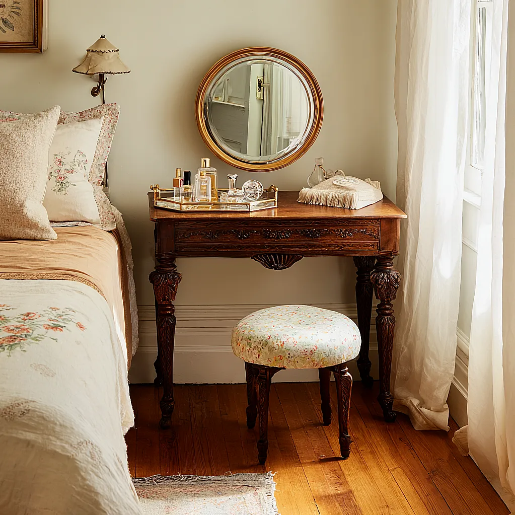 vanity table vintage