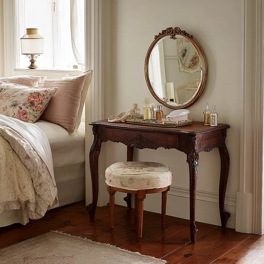 vanity table vintage