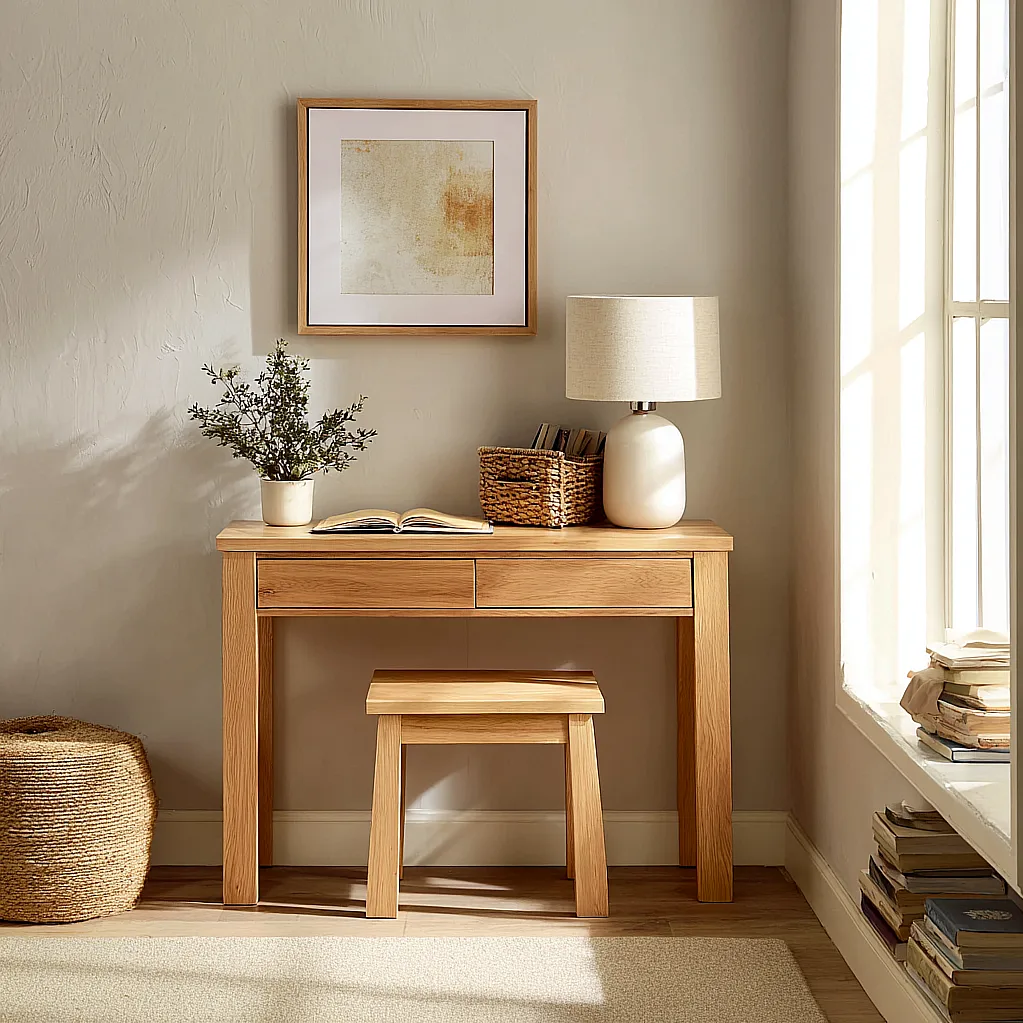 vanity table without mirror