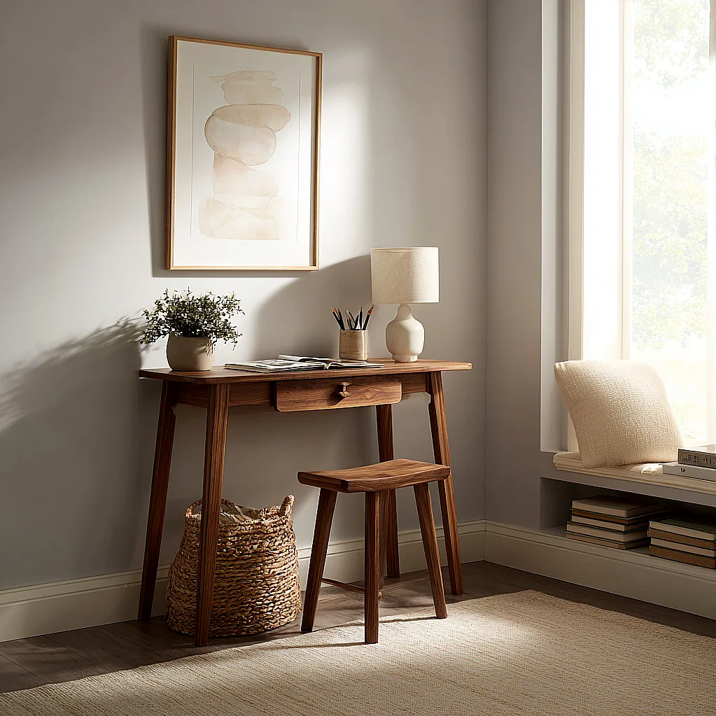 vanity table without mirror