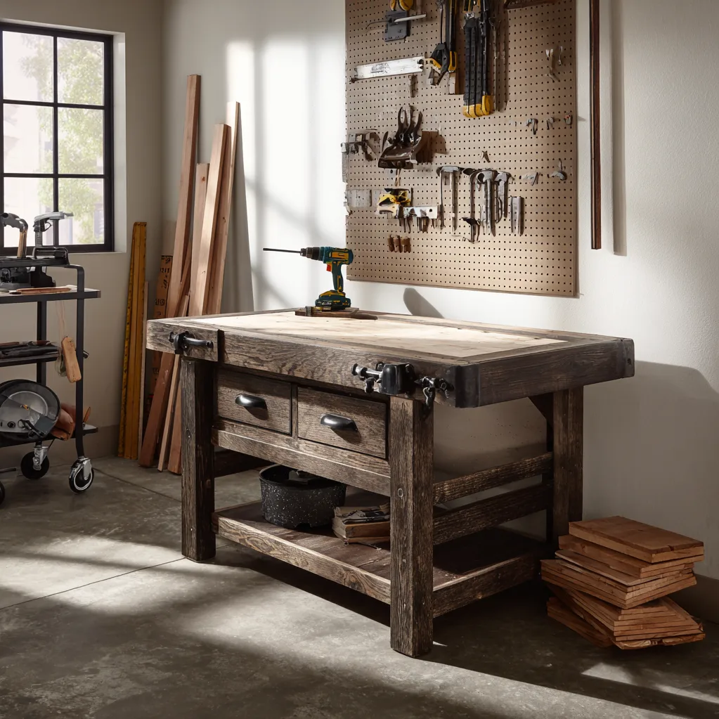 wood work bench ideas
